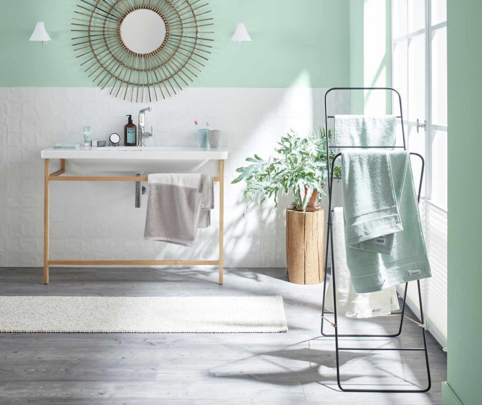 Wandfarbe Eukalyptusgrün von Schöner Wohnen