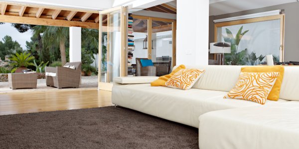 Teppichboden im Wohnzimmer