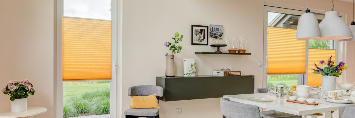 Plissees für Terrassentüren