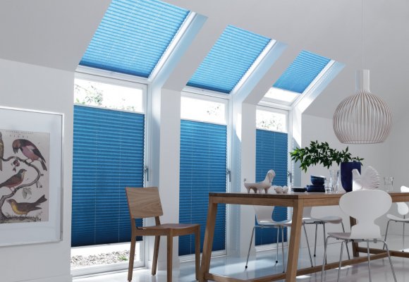 Plissees am Essplatz