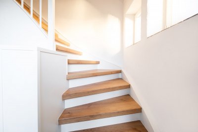 Treppe nach der Treppenrenovierung