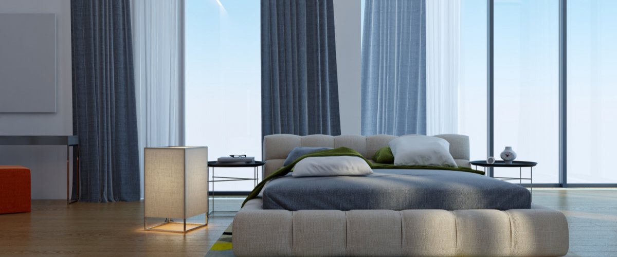 Gardinen und Vorhänge im Schlafzimmer