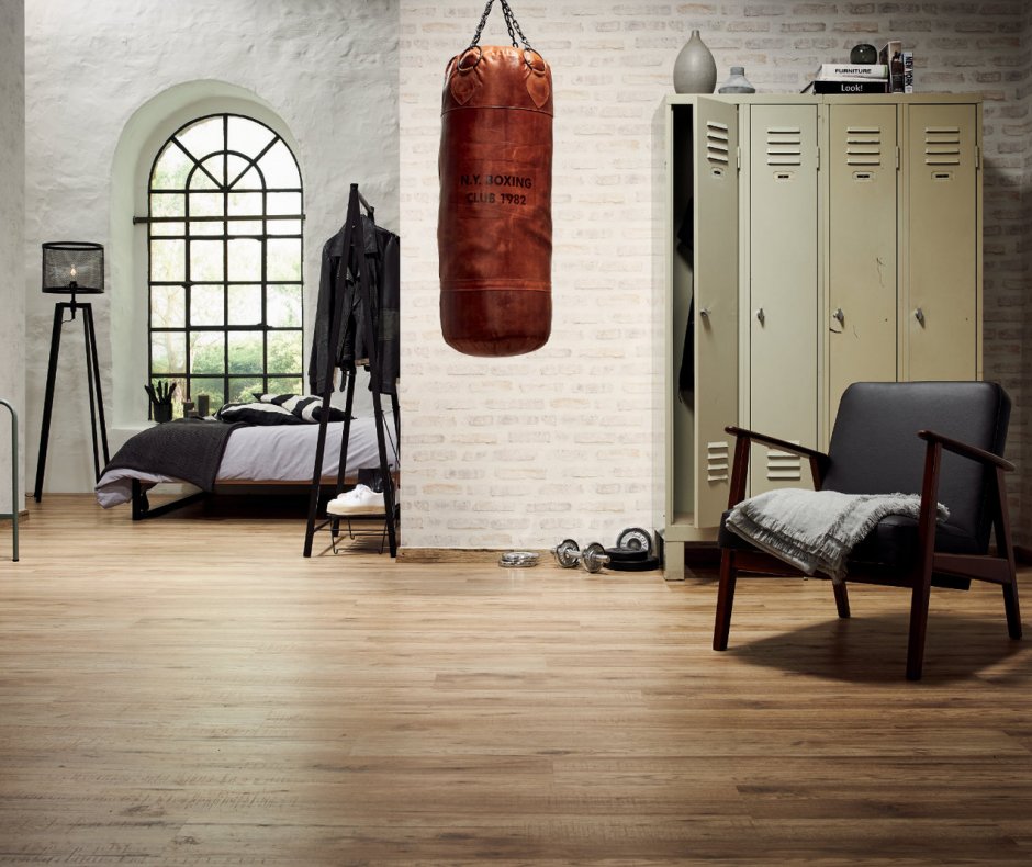 Mustertapete in Steinoptik