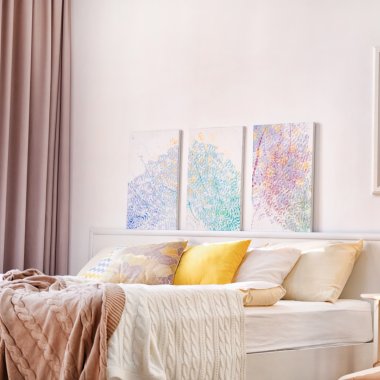 Wandbilder im Schlafzimmer