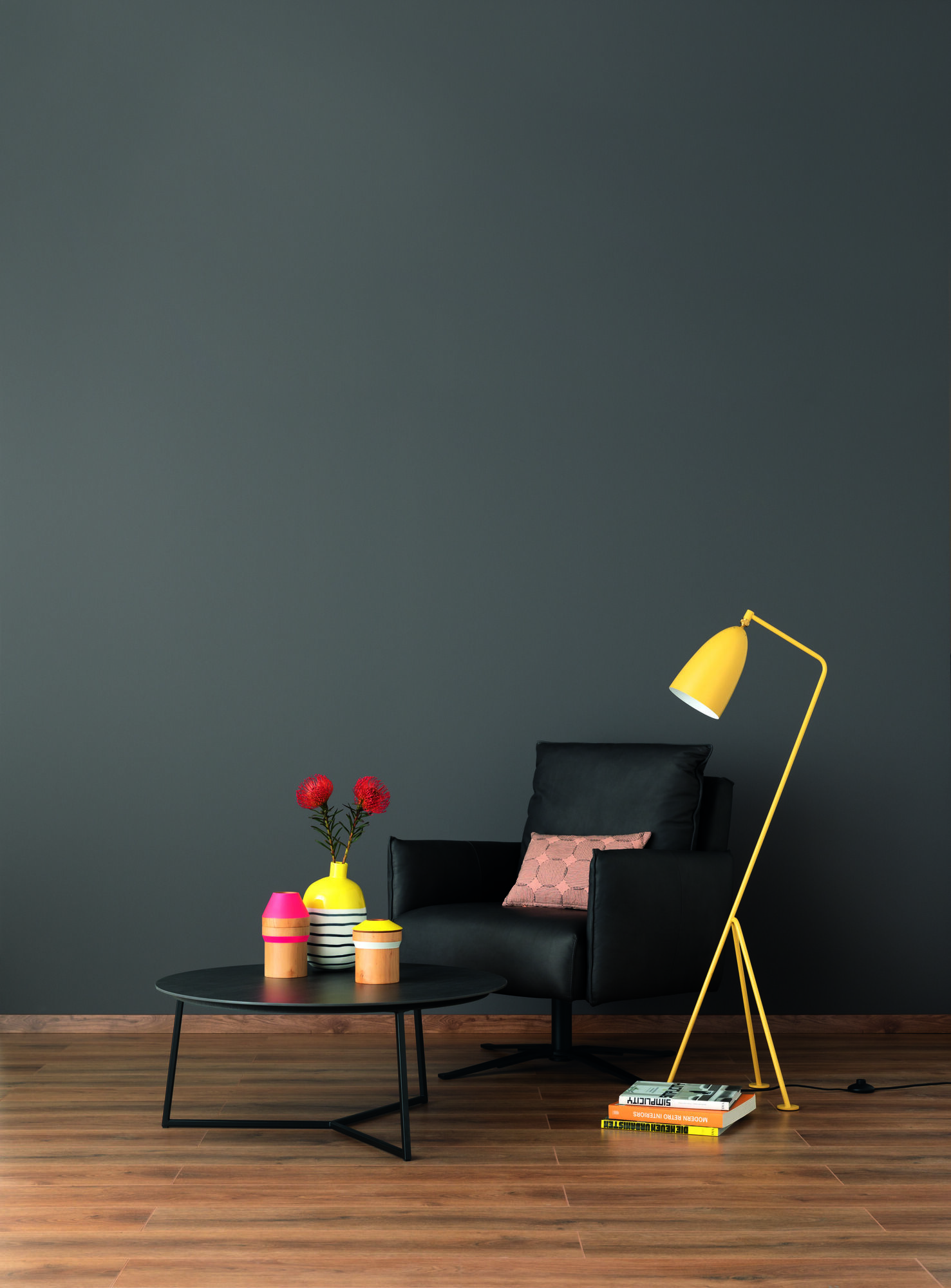 Hochdeckende Designfarbe Schiefergrau