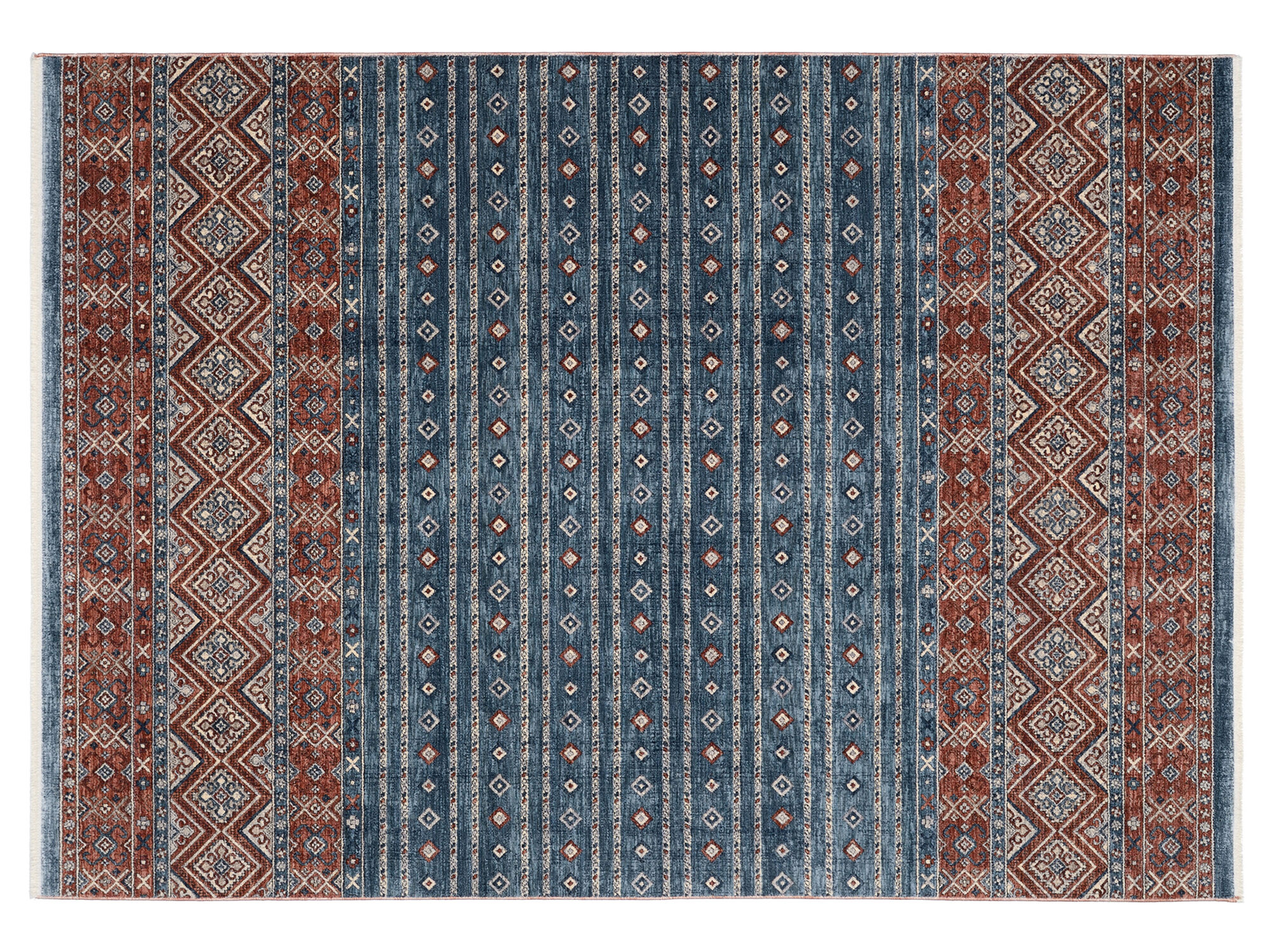Teppich STYLE VINTAGE 013 571 blau-terra