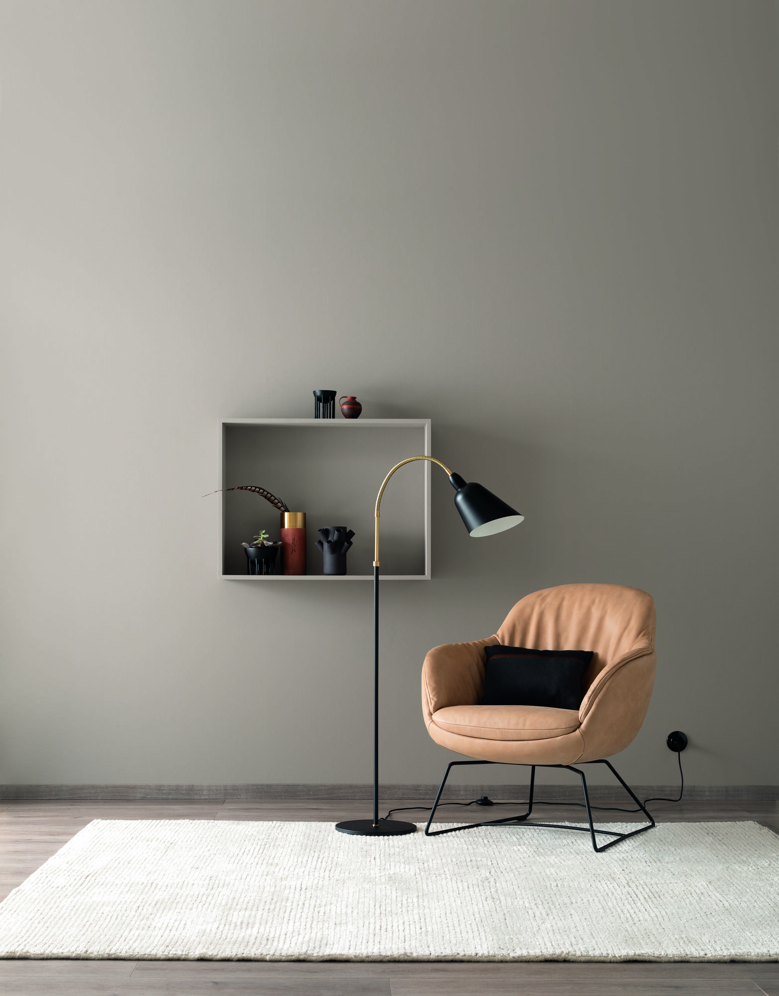 Hochdeckende Designfarbe Kaschmirbraun