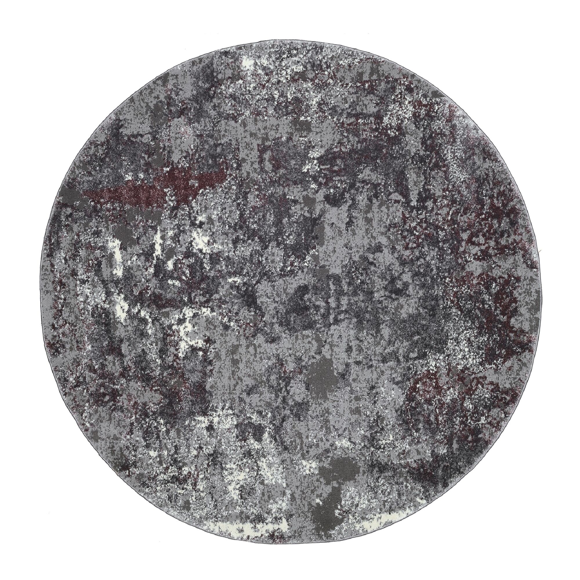 weicher Shaggy Hochlor Langflor Teppich EDITION LOFT 01 aubergine-beige