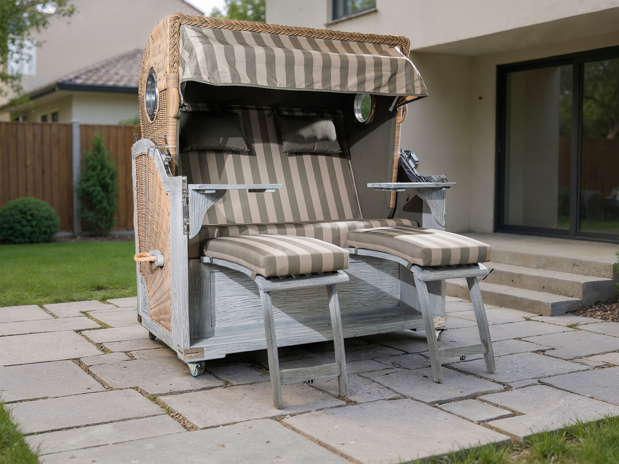 Deluxe - Strandkorb »Sylt« in 145 cm Breite