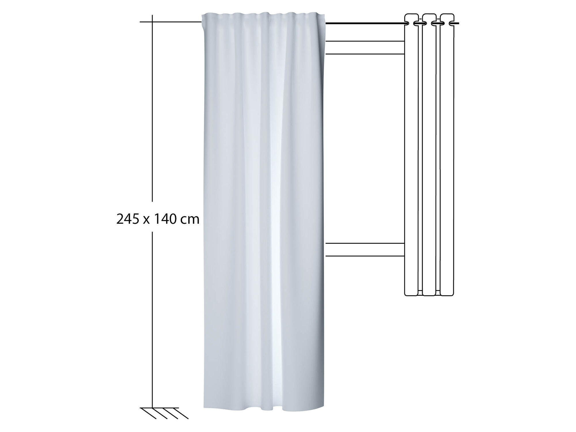 Fertigschal »Galdin« Weiß
