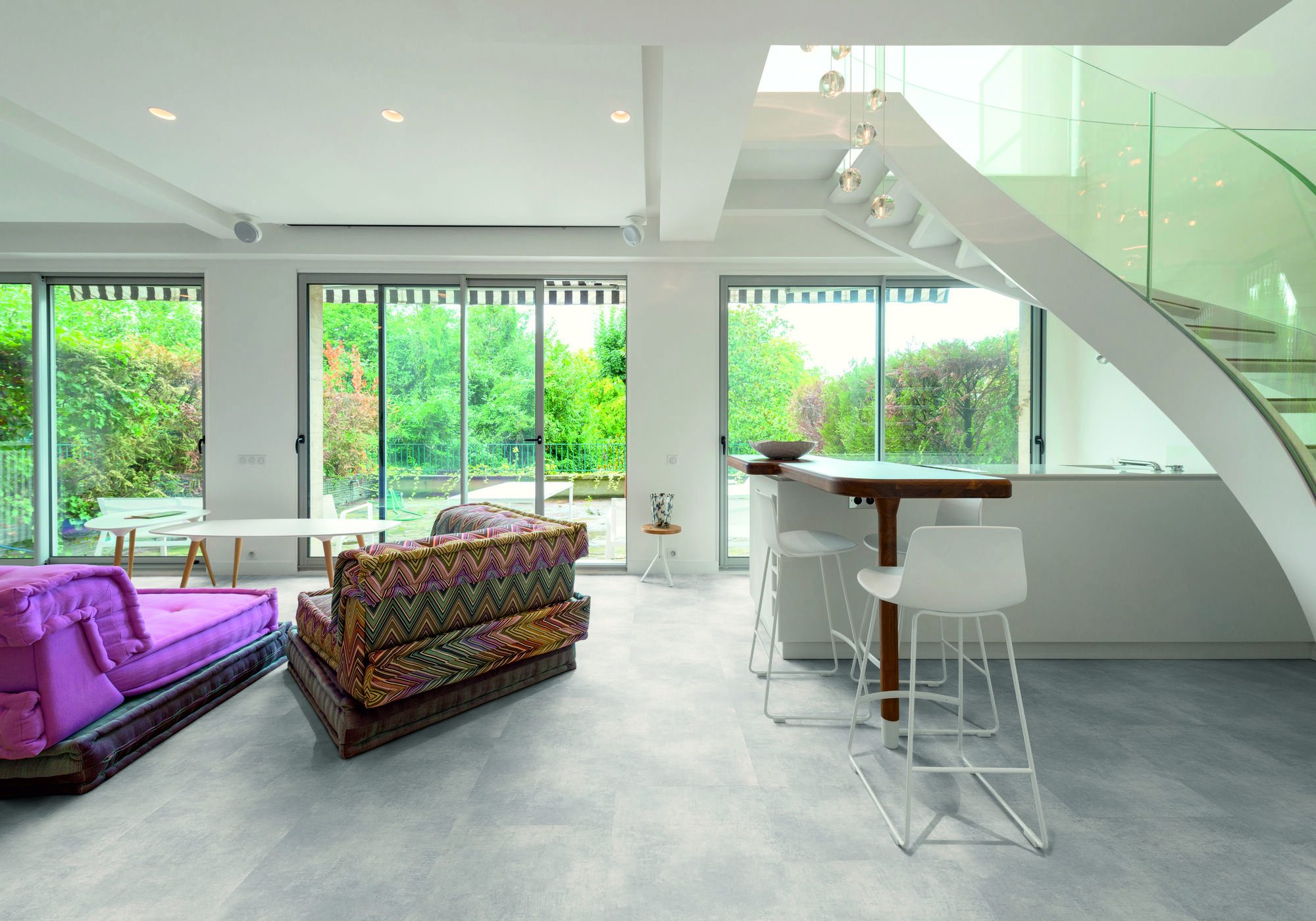 Vinyl Designboden Planke »Nuance« Off Grey 25-05
