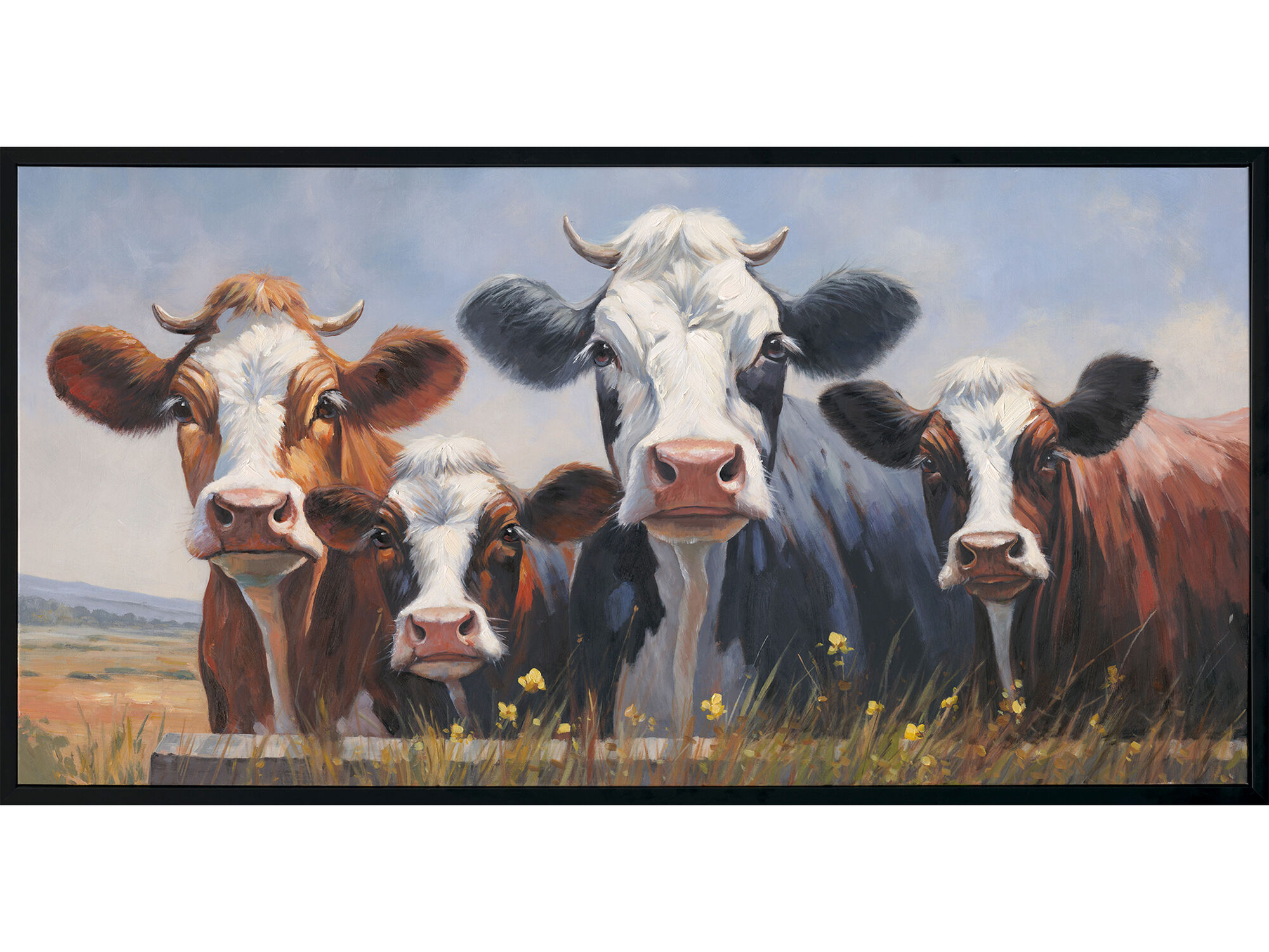Leinwandbild »Kühe« 60 x 120 cm (HxB), ohne Rahmen