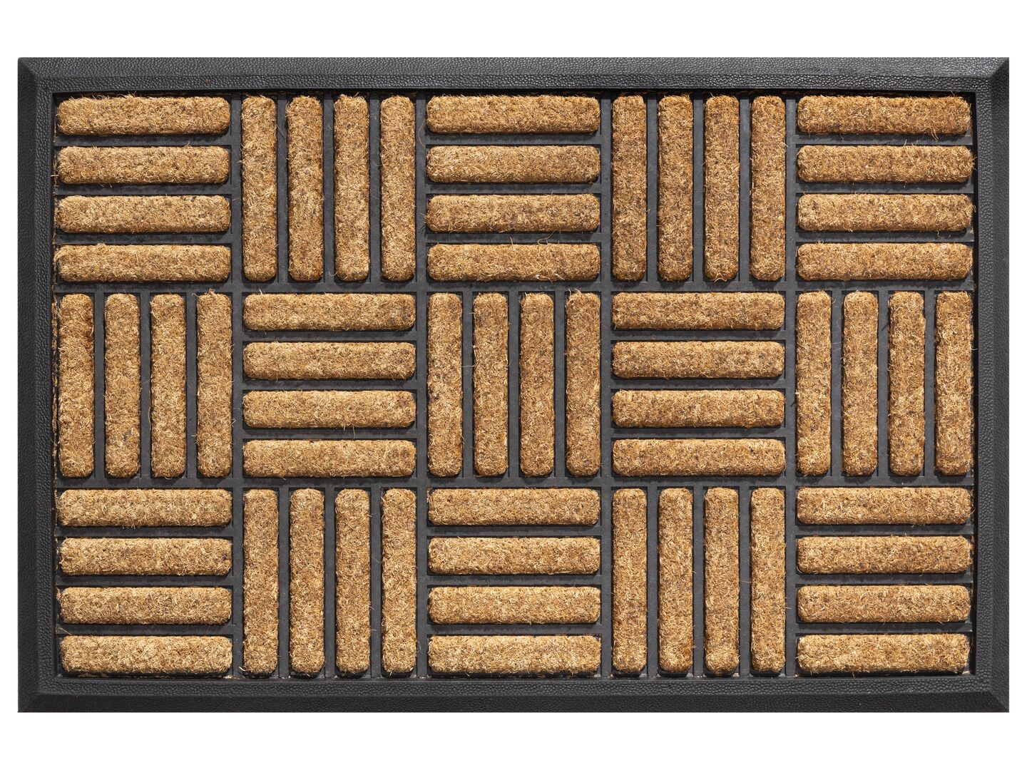 40 x 60 cm Kokos-Fußmatte Schmutzabstreifer »Rubco Blocks« 