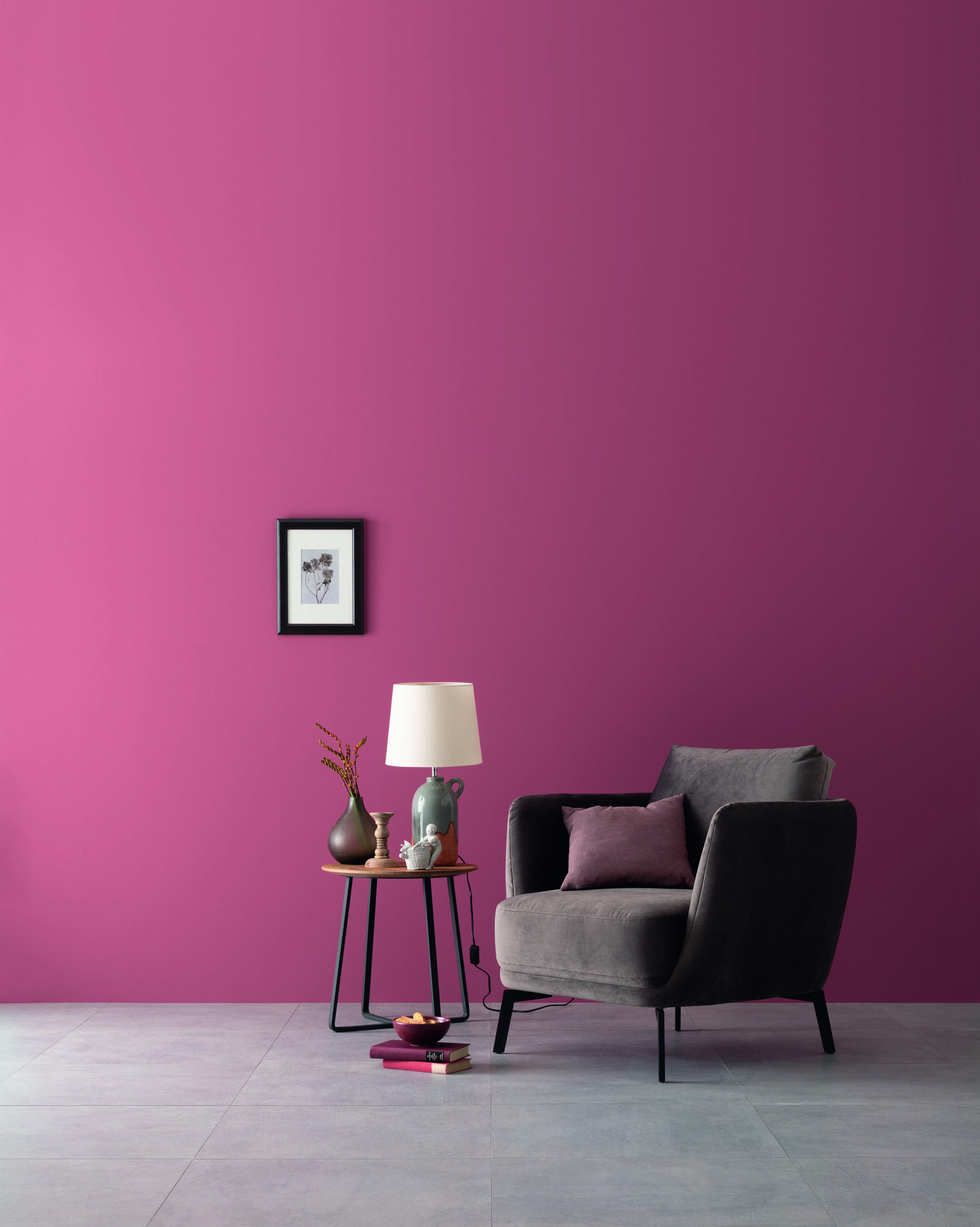 Hochdeckende Designfarbe Rosenrot