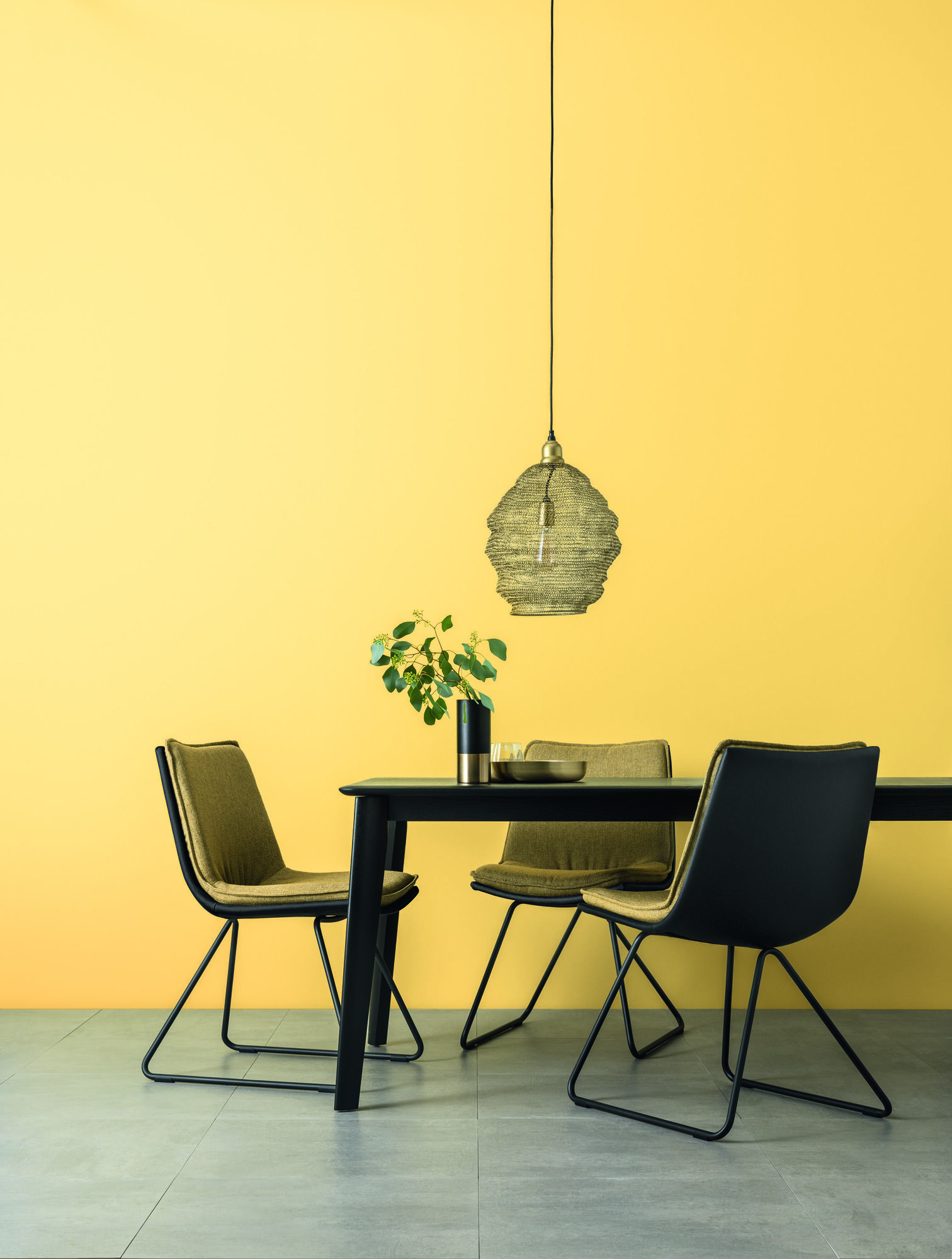Hochdeckende Designfarbe Goldgelb