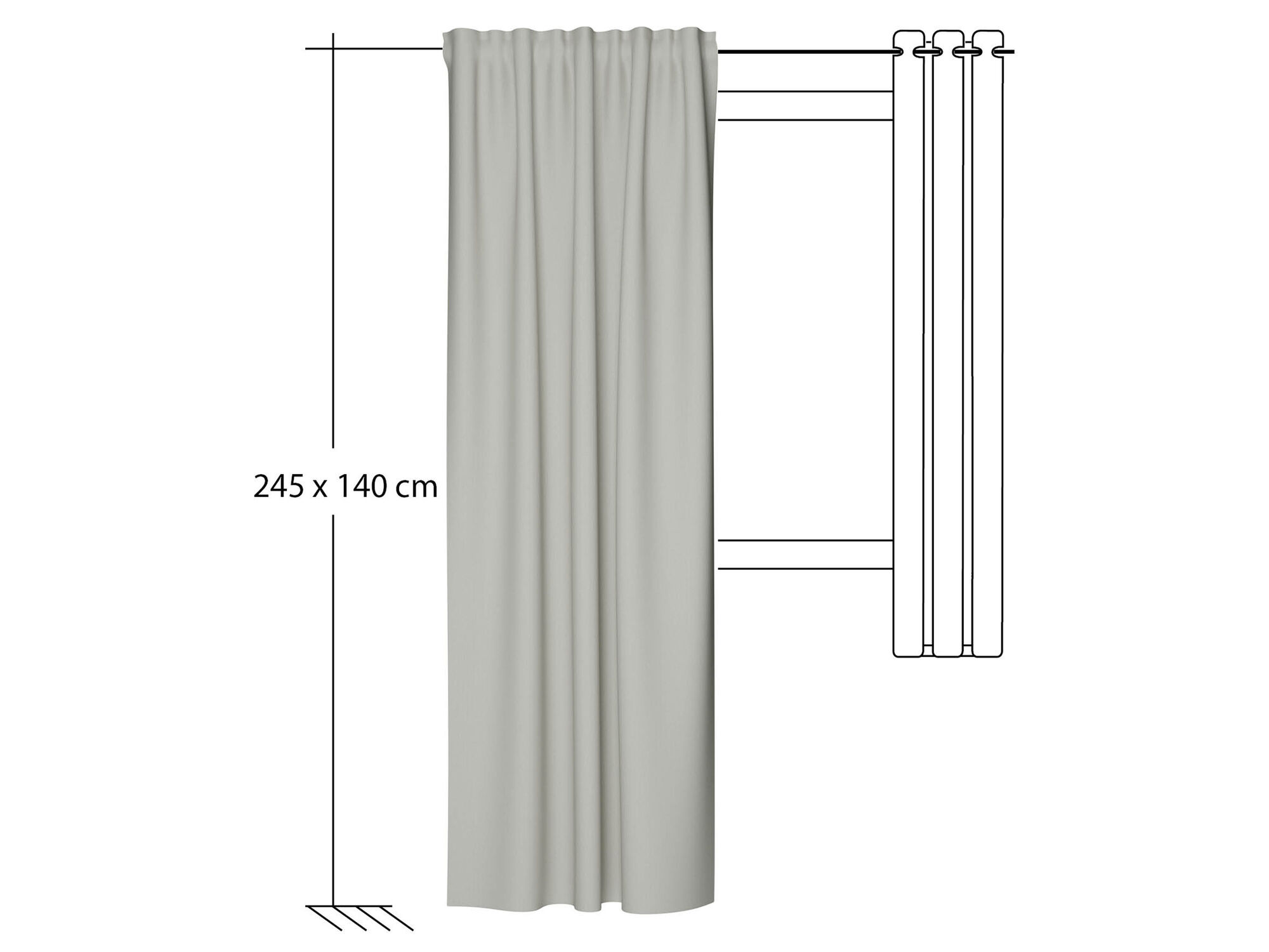 Fertigschal »Galdin« Beige