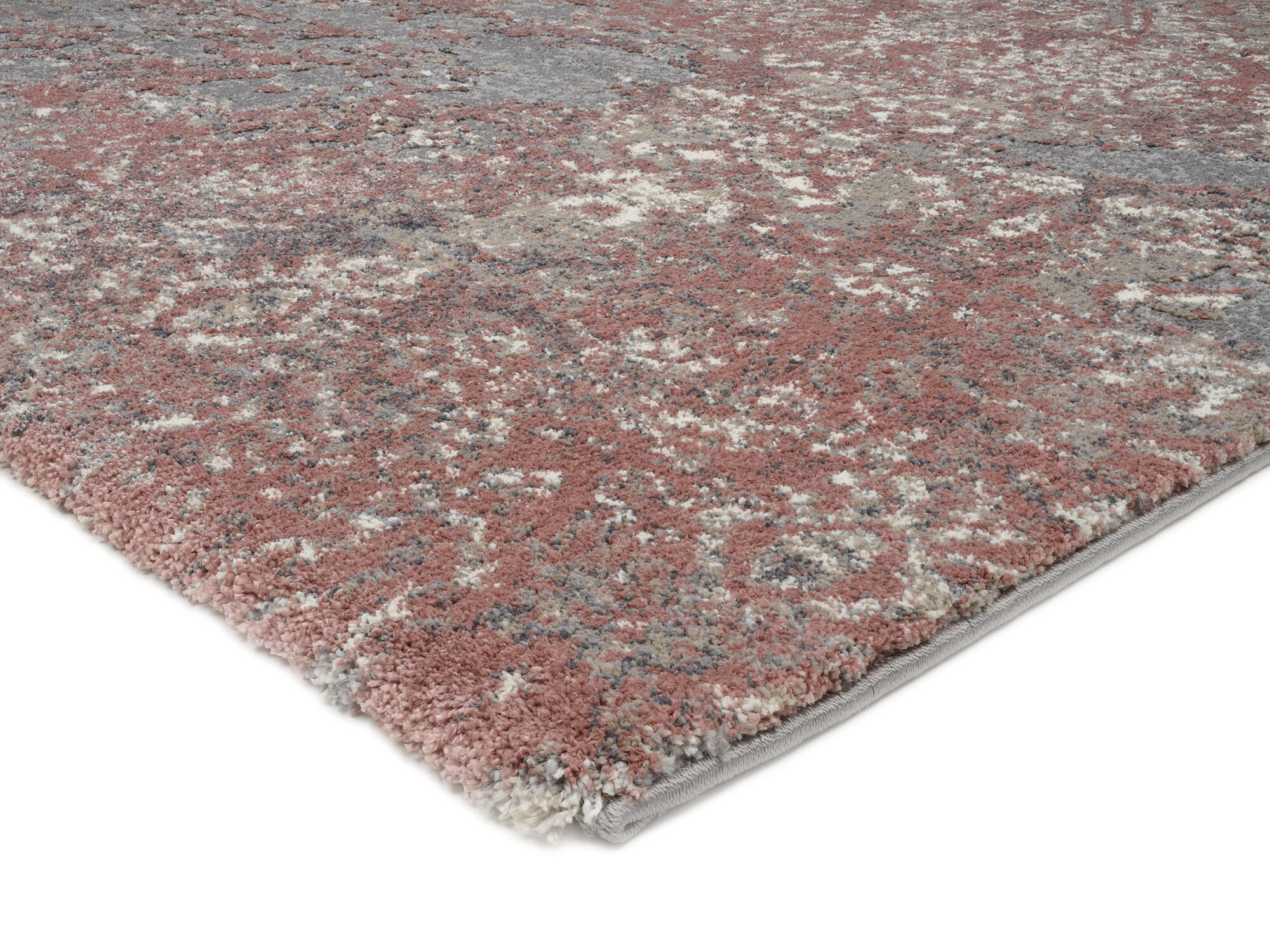 Weicher Shaggy Hochlor Langflor Teppich »Edition Loft 02« – Kuscheliges Rosenholz-Design, 160x230 cm