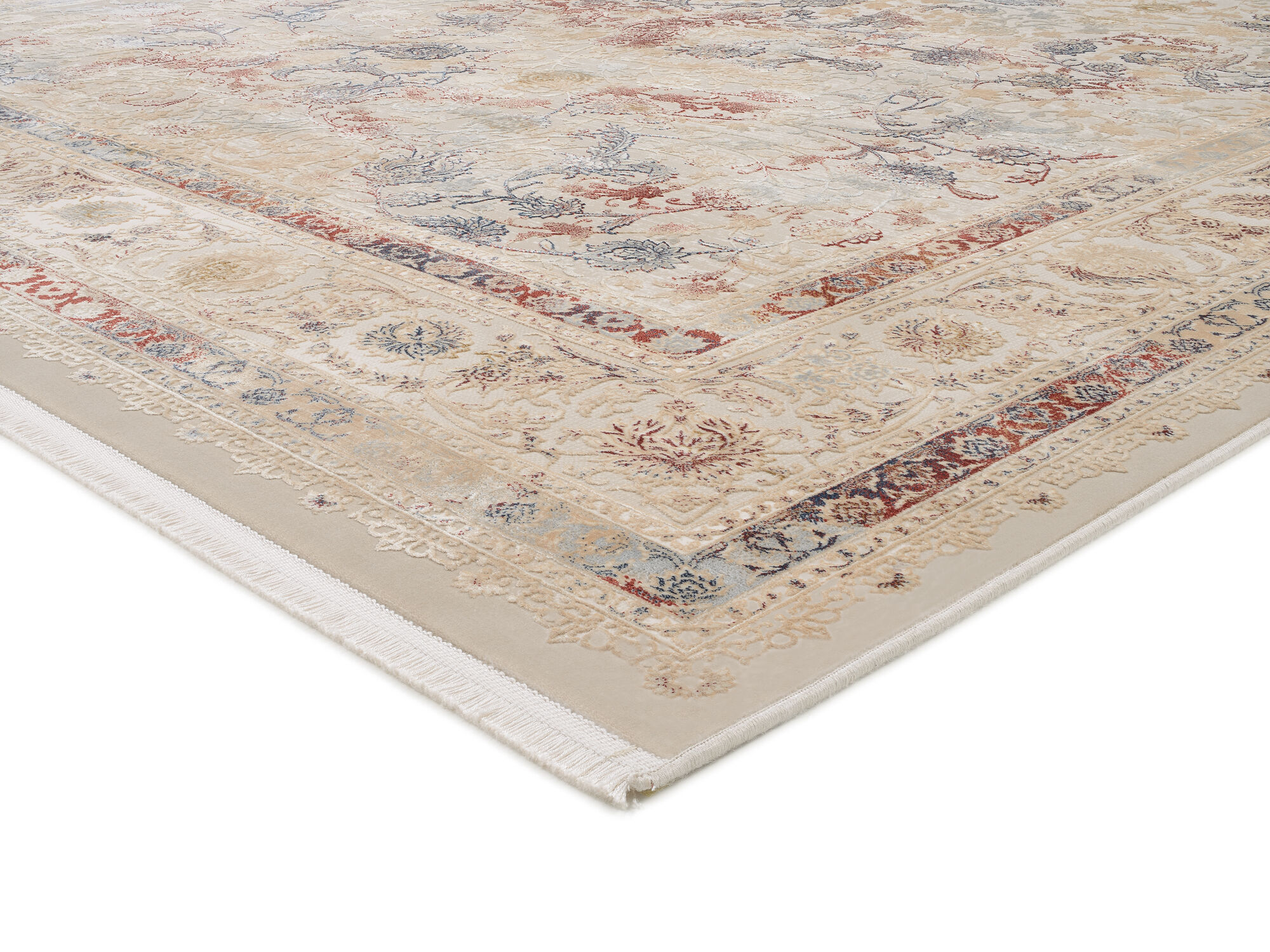 Vintage Patchwork Designer Teppich + Orient ODYSSEY 01 natur-multicolor
