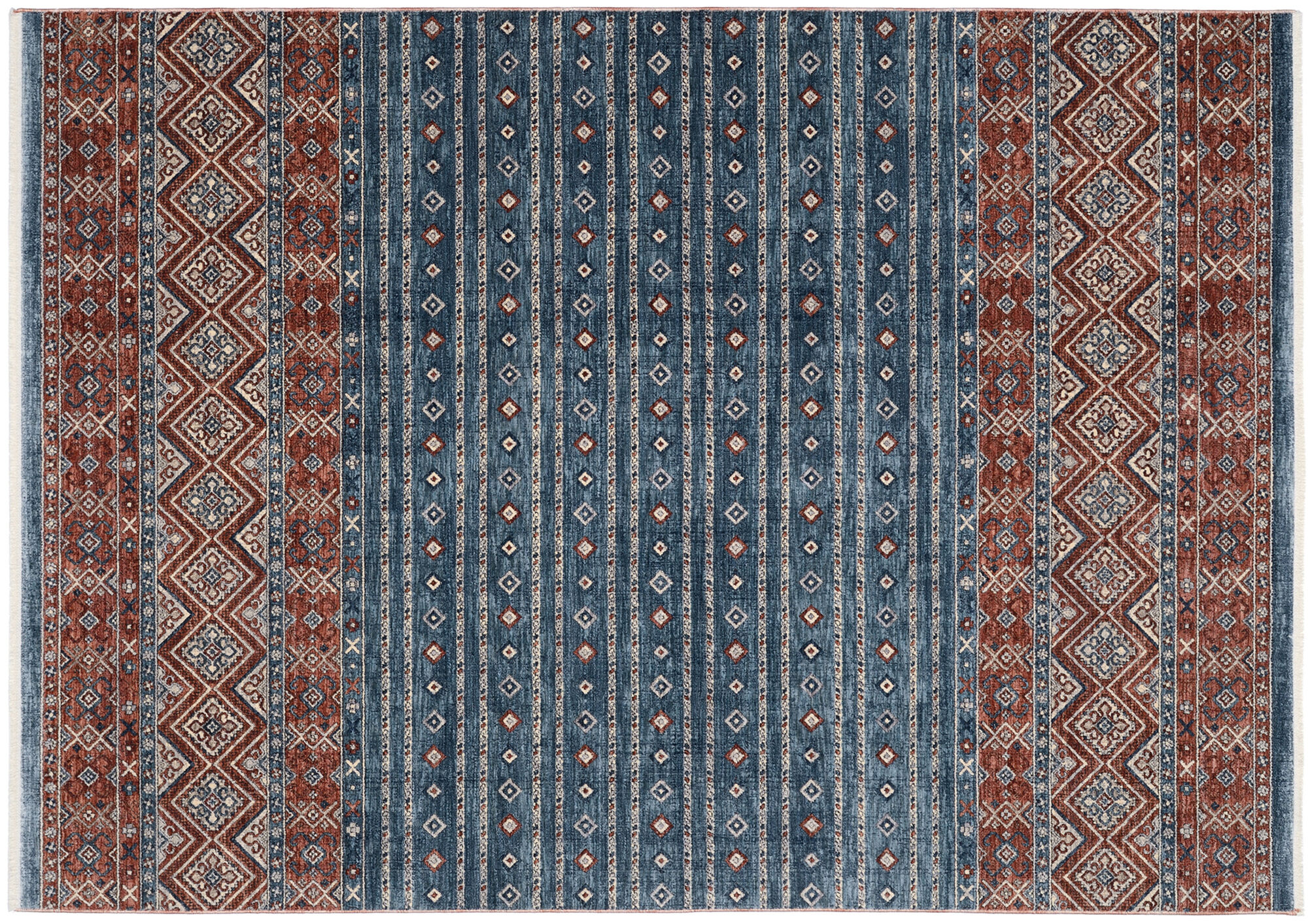 Teppich STYLE VINTAGE 013 571 blau-terra