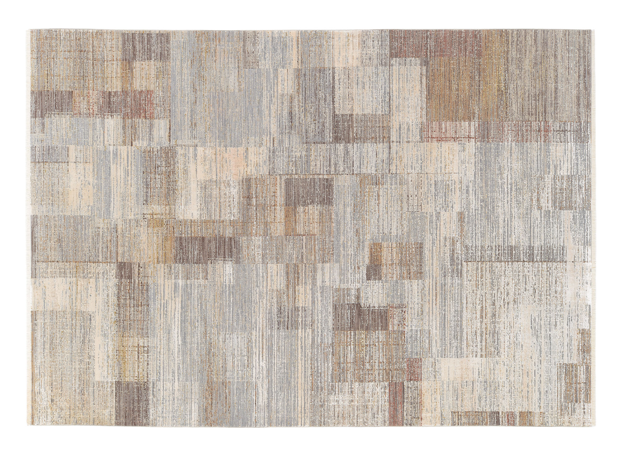 Vintage Designer Teppich MOMENTUM 03 natur