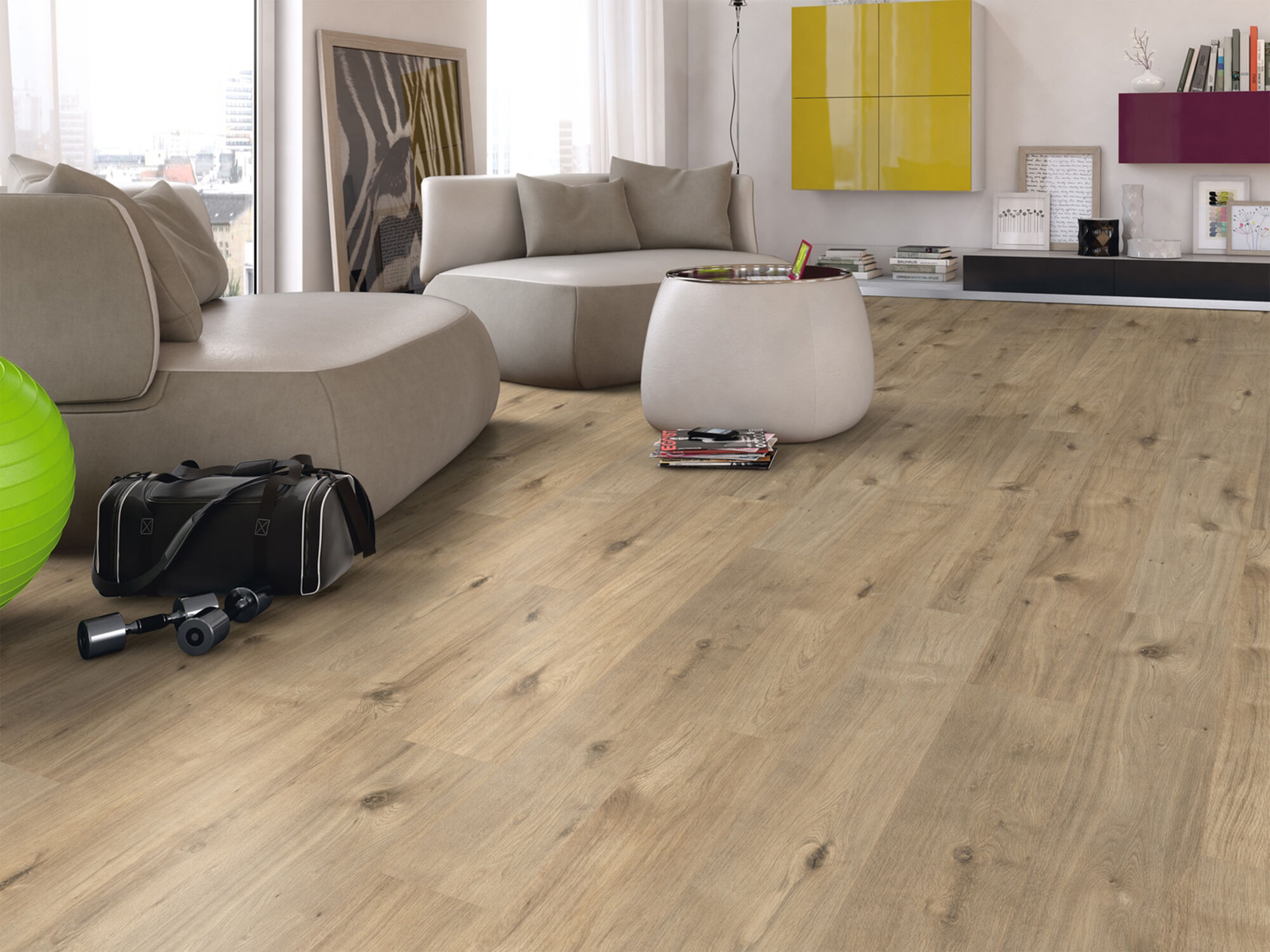 Edelharzboden Nature Line »Eiche Sande« 4V Landhausdiele