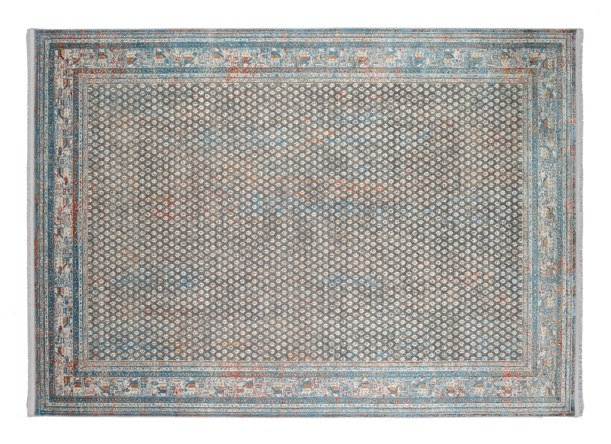 Teppich LIMITED 78 337 grau-multicolor