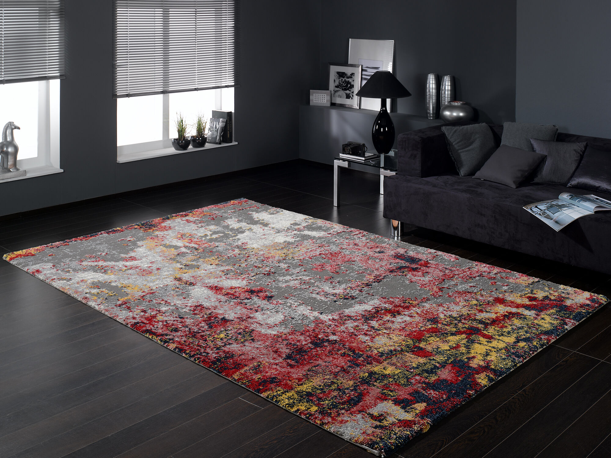 Weicher Shaggy Hochlor Langflor Teppich »Arti 01« – 3D Designer Teppich, 160x230 cm, Multicolor