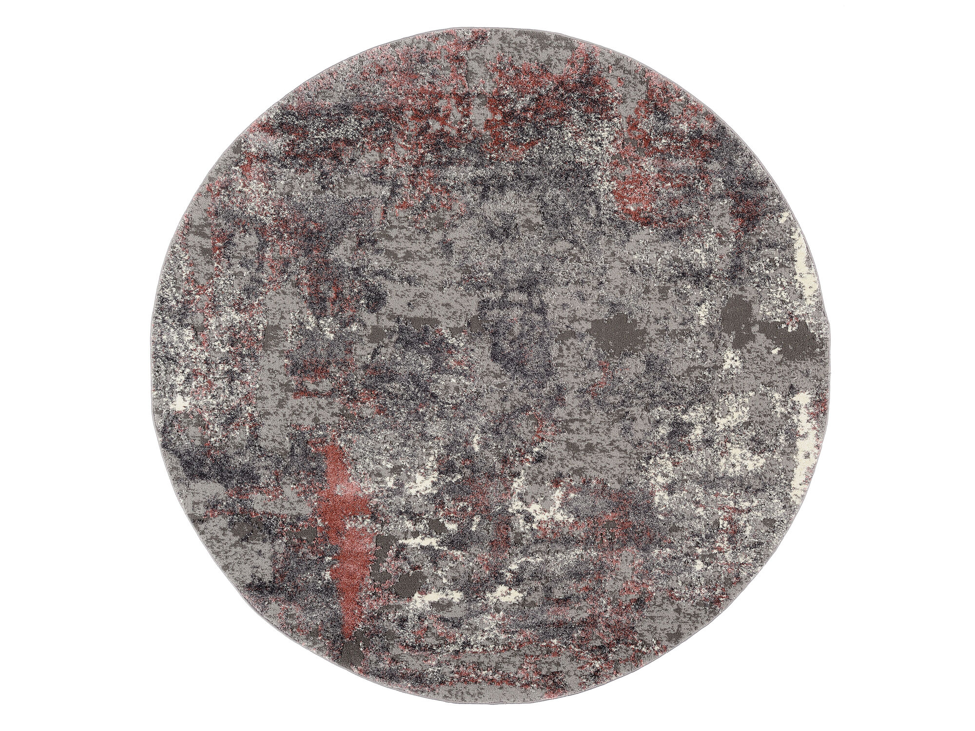 Weicher Shaggy Hochlor Langflor Teppich »Edition Loft 01« – Kuschelig weich, 3D Hochtief-Optik, Rosenholz, 120x120 cm