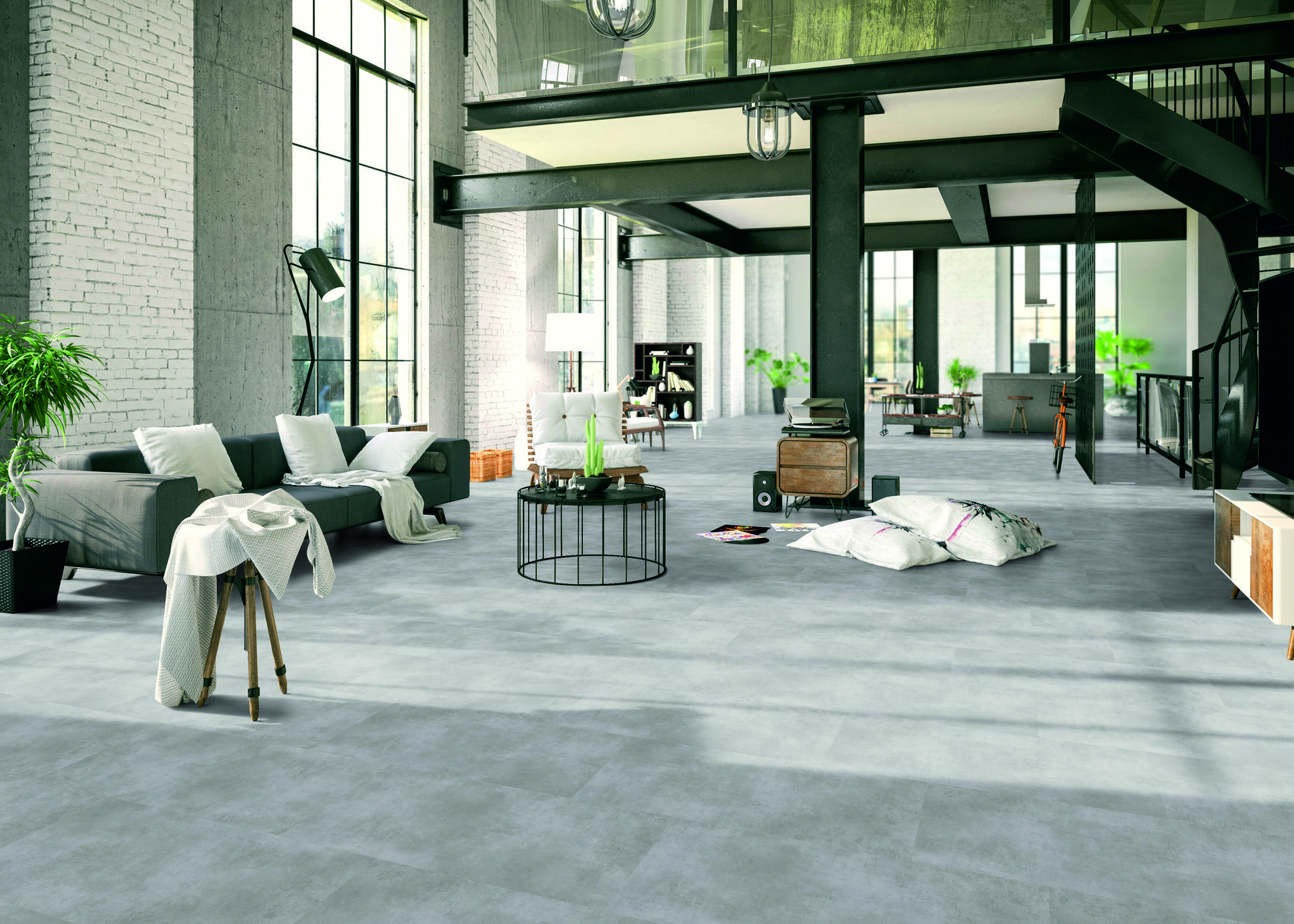 Vinyl Designboden Planke »Nuance« Duck Egg Blue 25-05