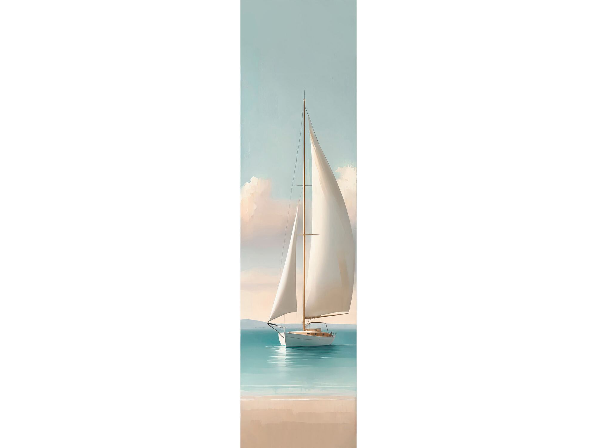 Leinwandbild »Segelschiff I« in 135 x 35 cm (HxB)