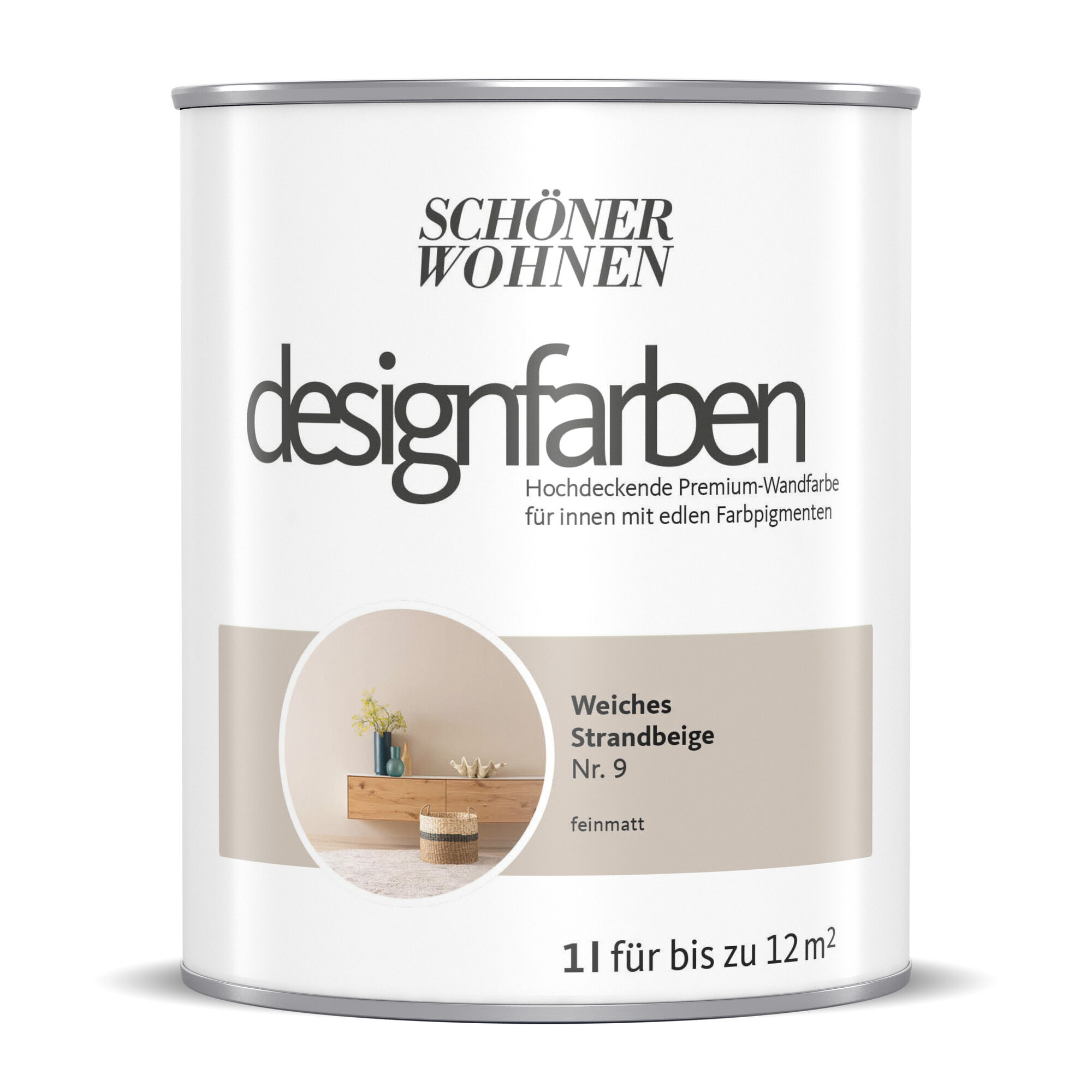 Hochdeckende Designfarbe Strandbeige