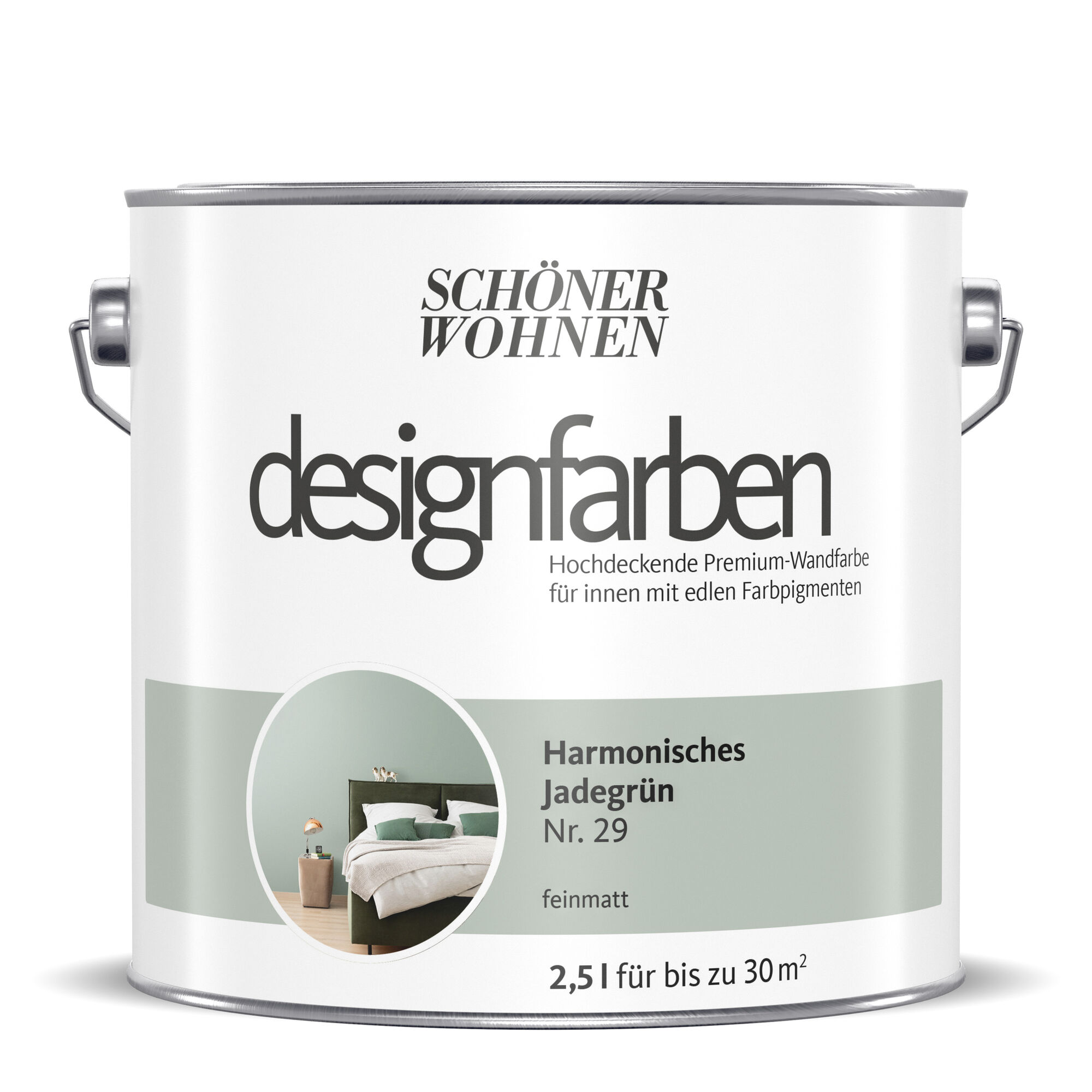 Hochdeckende Designfarbe Jadegrün