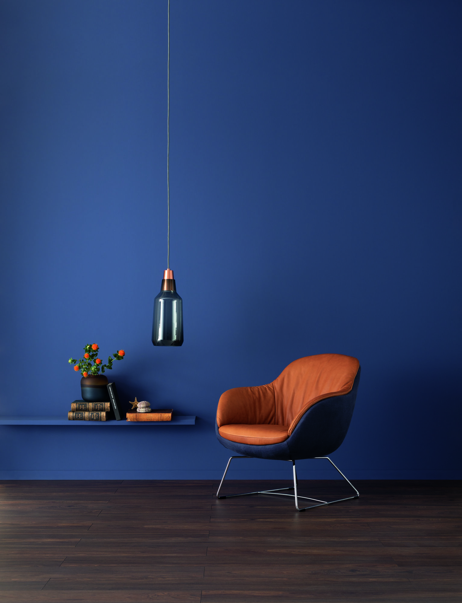 Hochdeckende Designfarbe Tiefseeblau