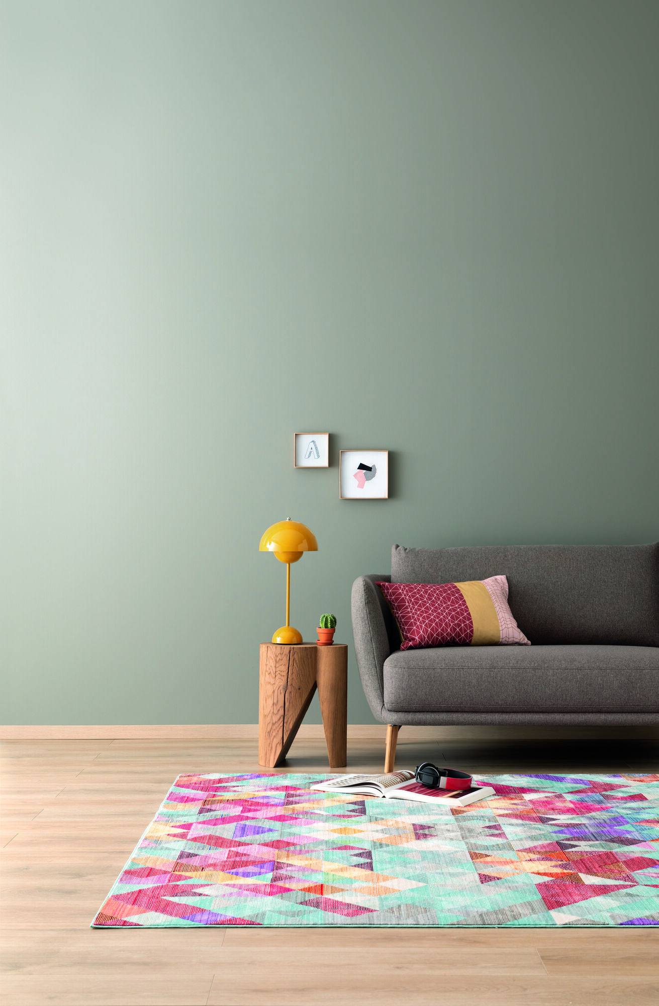 Hochdeckende Designfarbe Platingrau