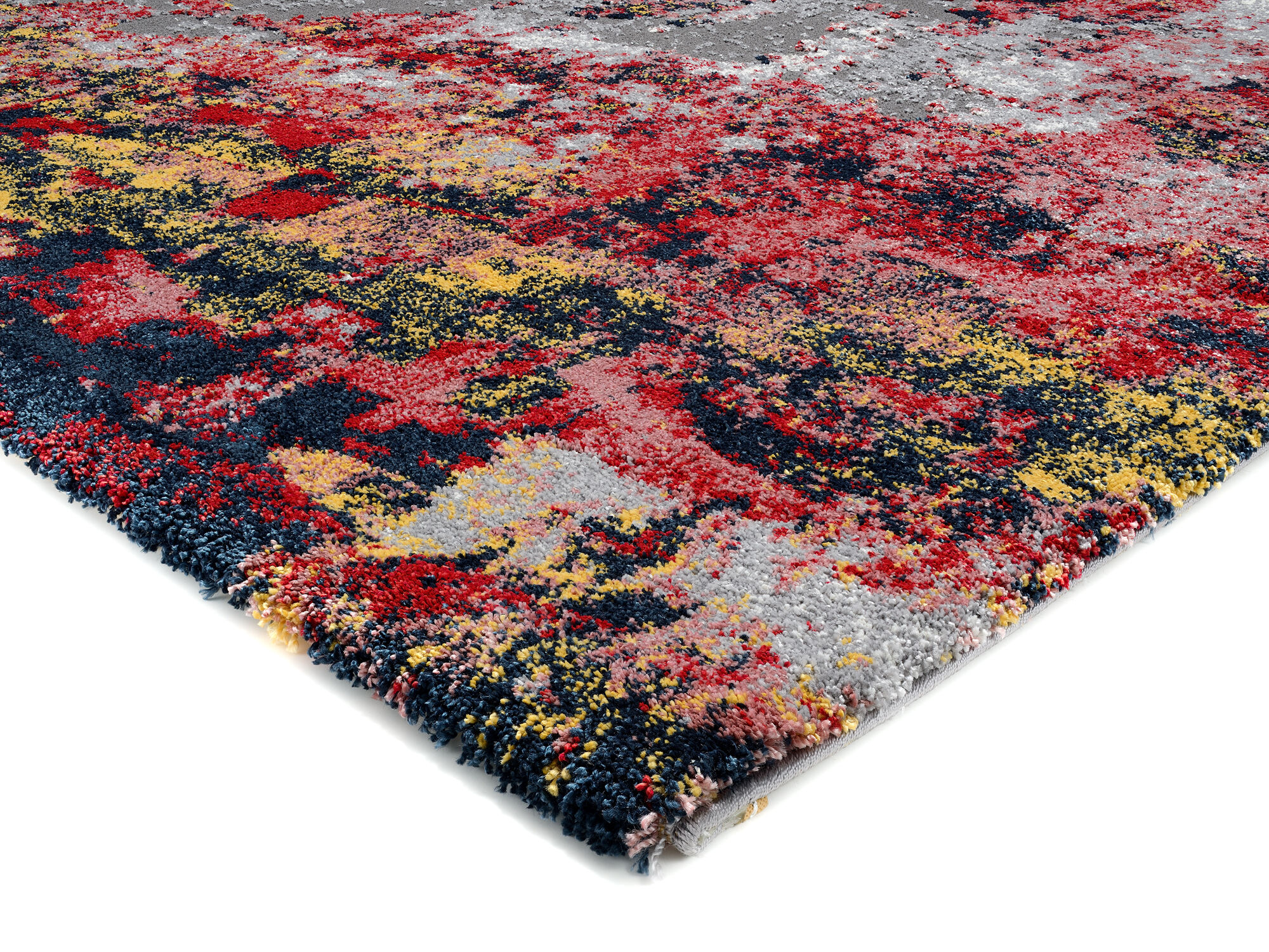 Weicher Shaggy Hochlor Langflor Teppich »Arti 01« – 3D Designer Teppich, 160x230 cm, Multicolor