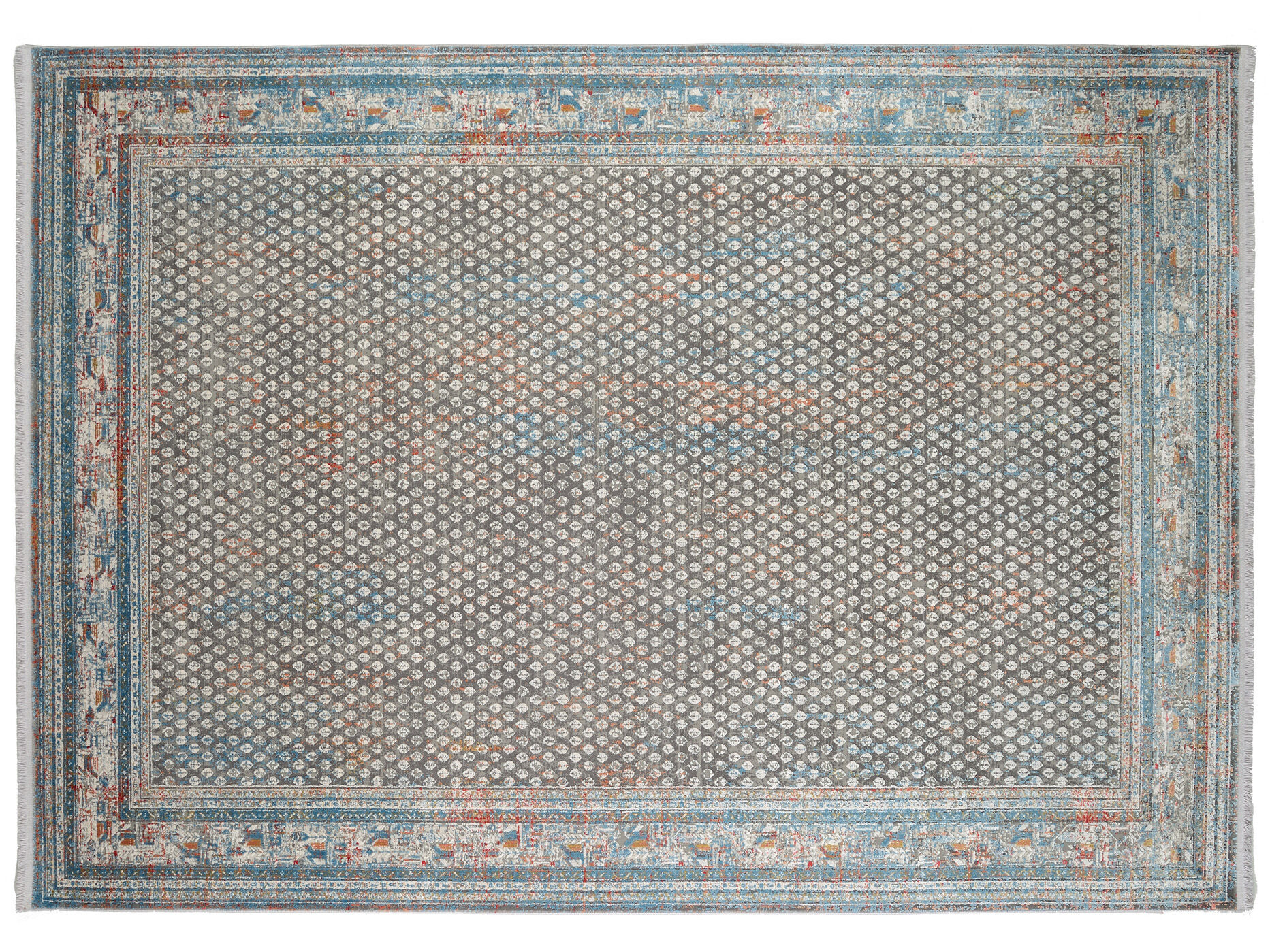 Teppich LIMITED 78 337 grau-multicolor