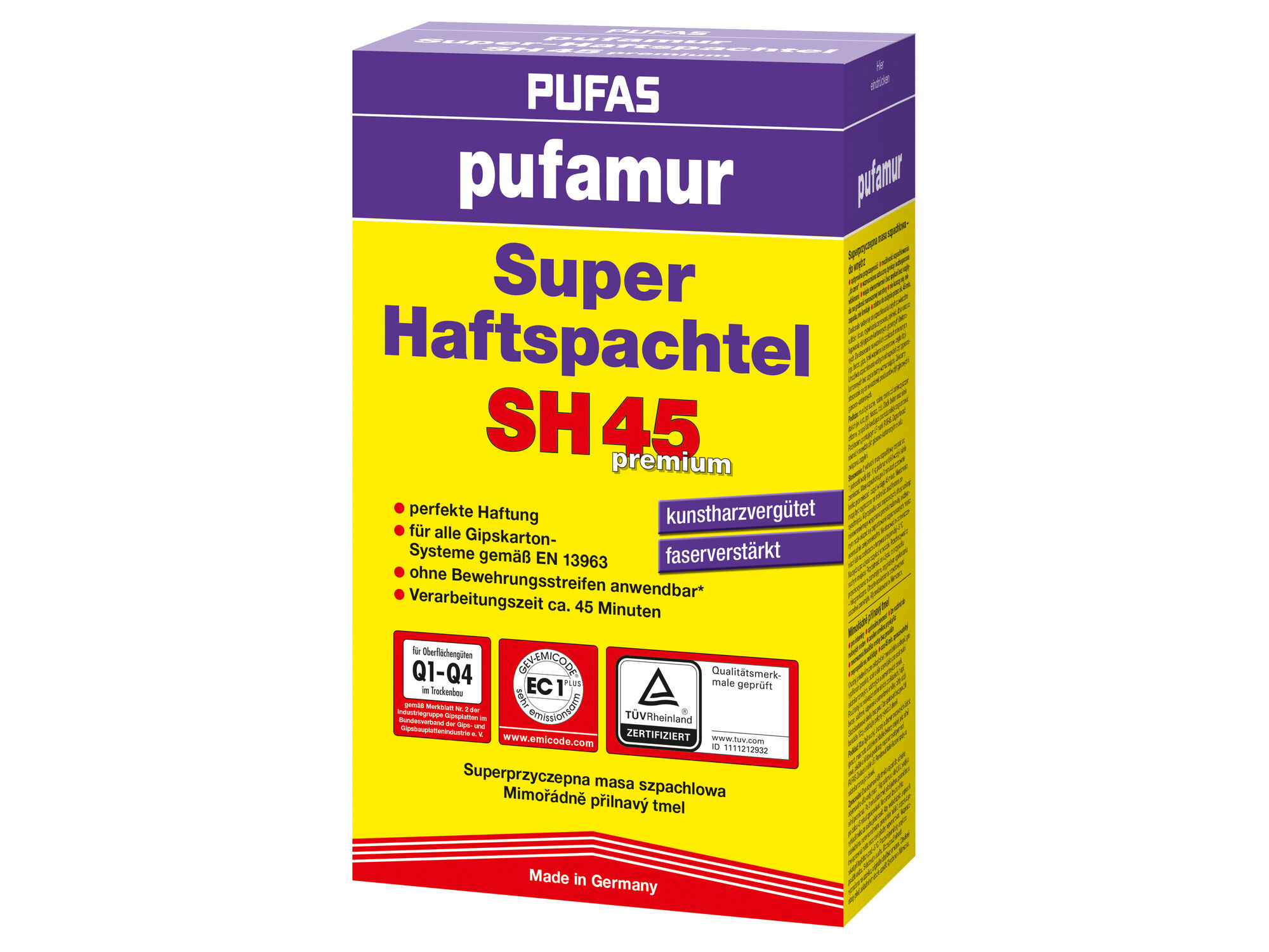 pufamur SuperHaftspachtel SH45 1 kg