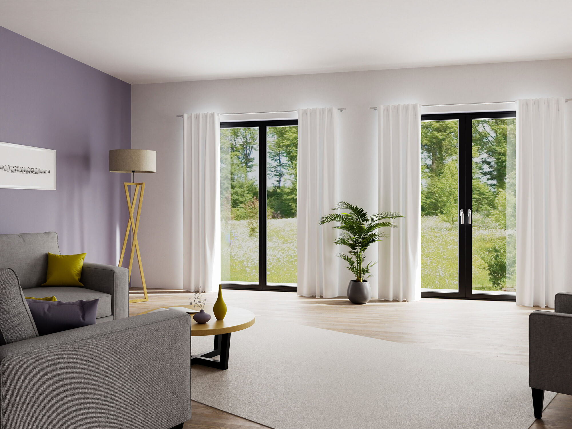 Fertigschal »Galdin« Weiß